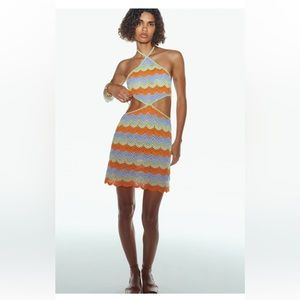 NWT LIMITED EDITION Zara Cutout Crochet Dress